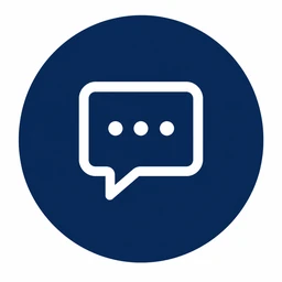 Icono de conversacion de encaje